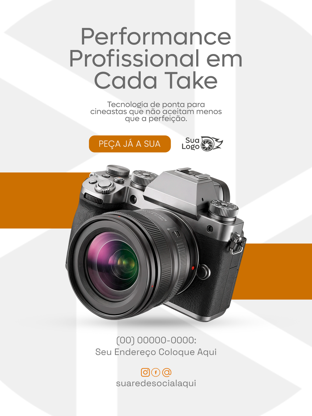 Arte 8 da coleção Coleção de Artes para Loja de Equipamentos e Acessórios de Filmagens e Fotos