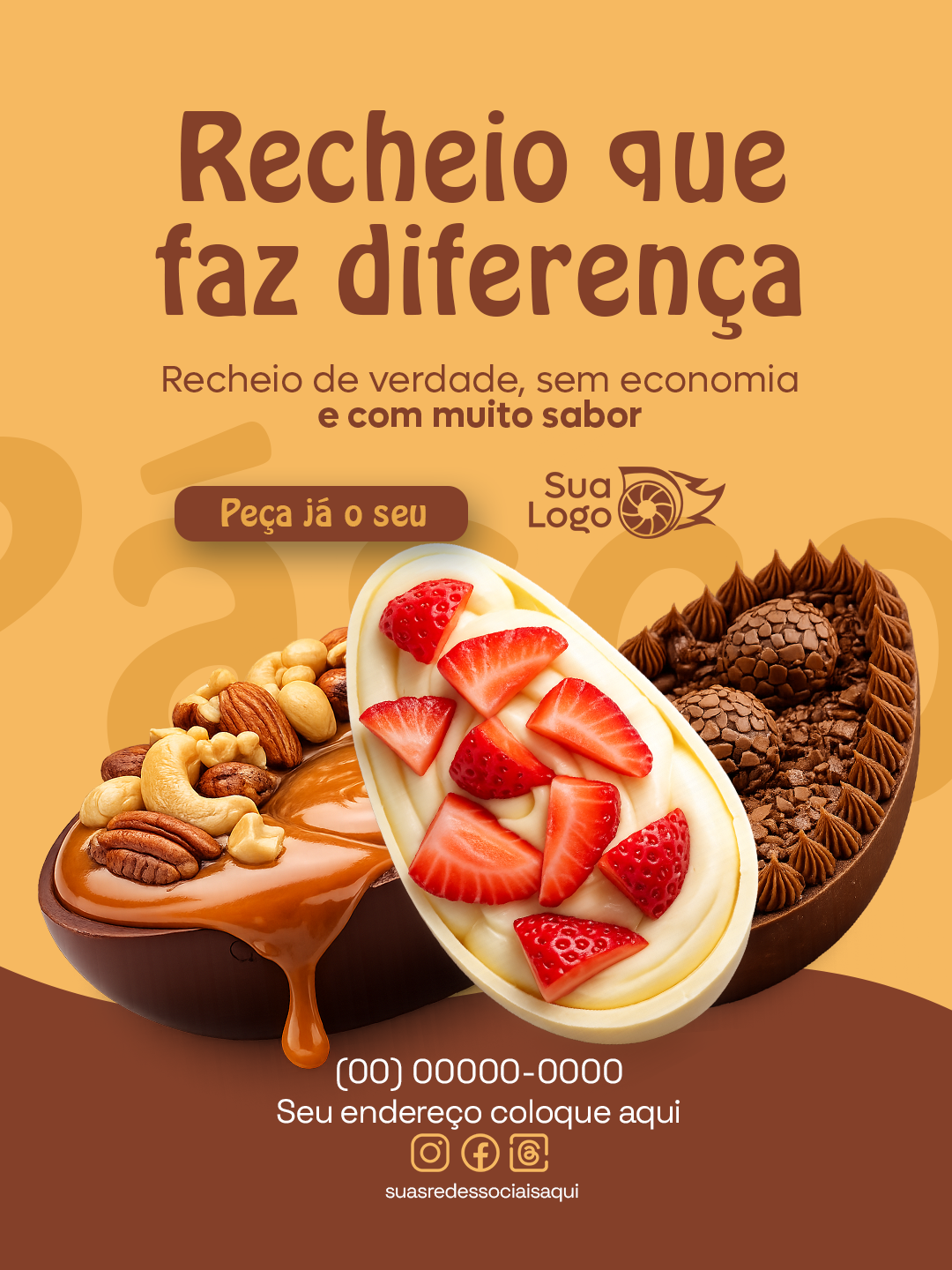 Prévia da coleção Coleção ovos de páscoa de colher