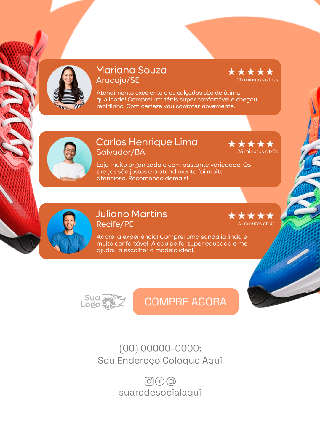 Arte 5 da coleção Coleção de Artes para Loja de Calçados