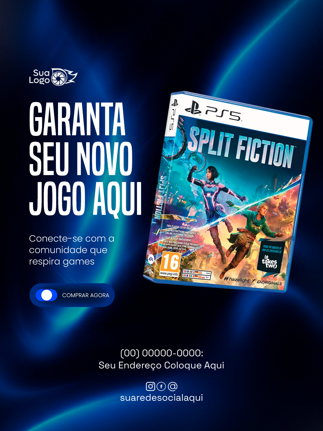 Prévia da coleção Coleção de Artes para Loja de Games