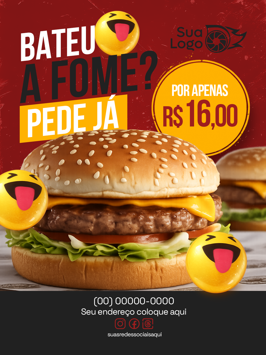 Arte 7 da coleção Coleção Hamburgueria, lanche