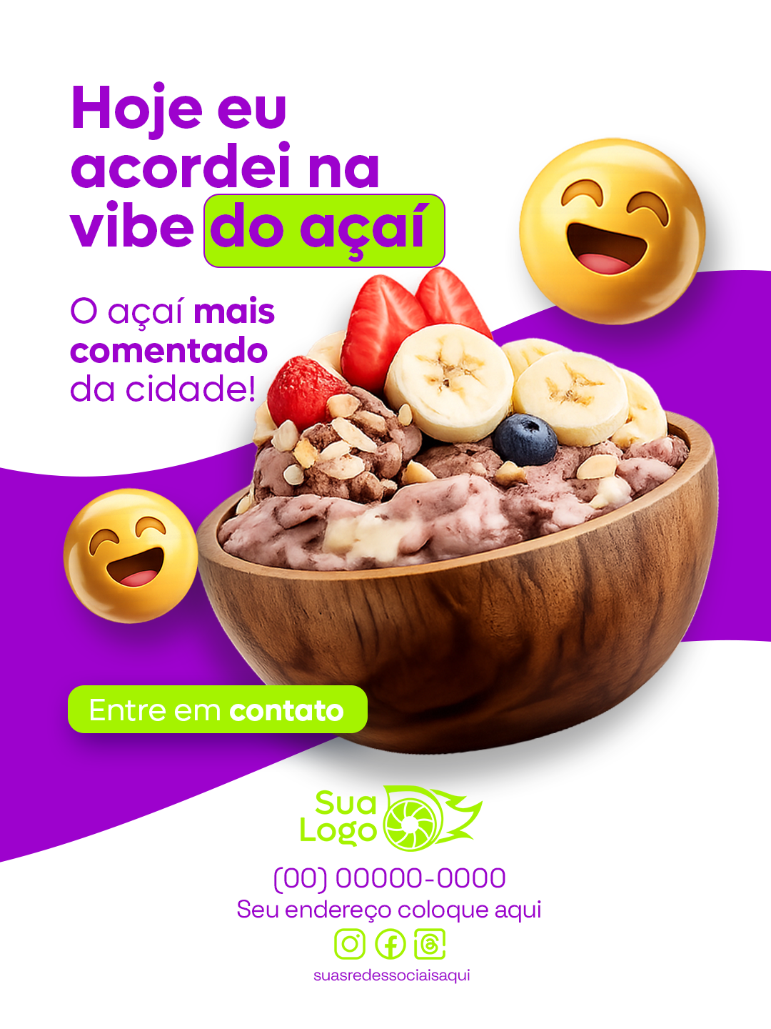 Prévia da coleção Coleção Açaíteria