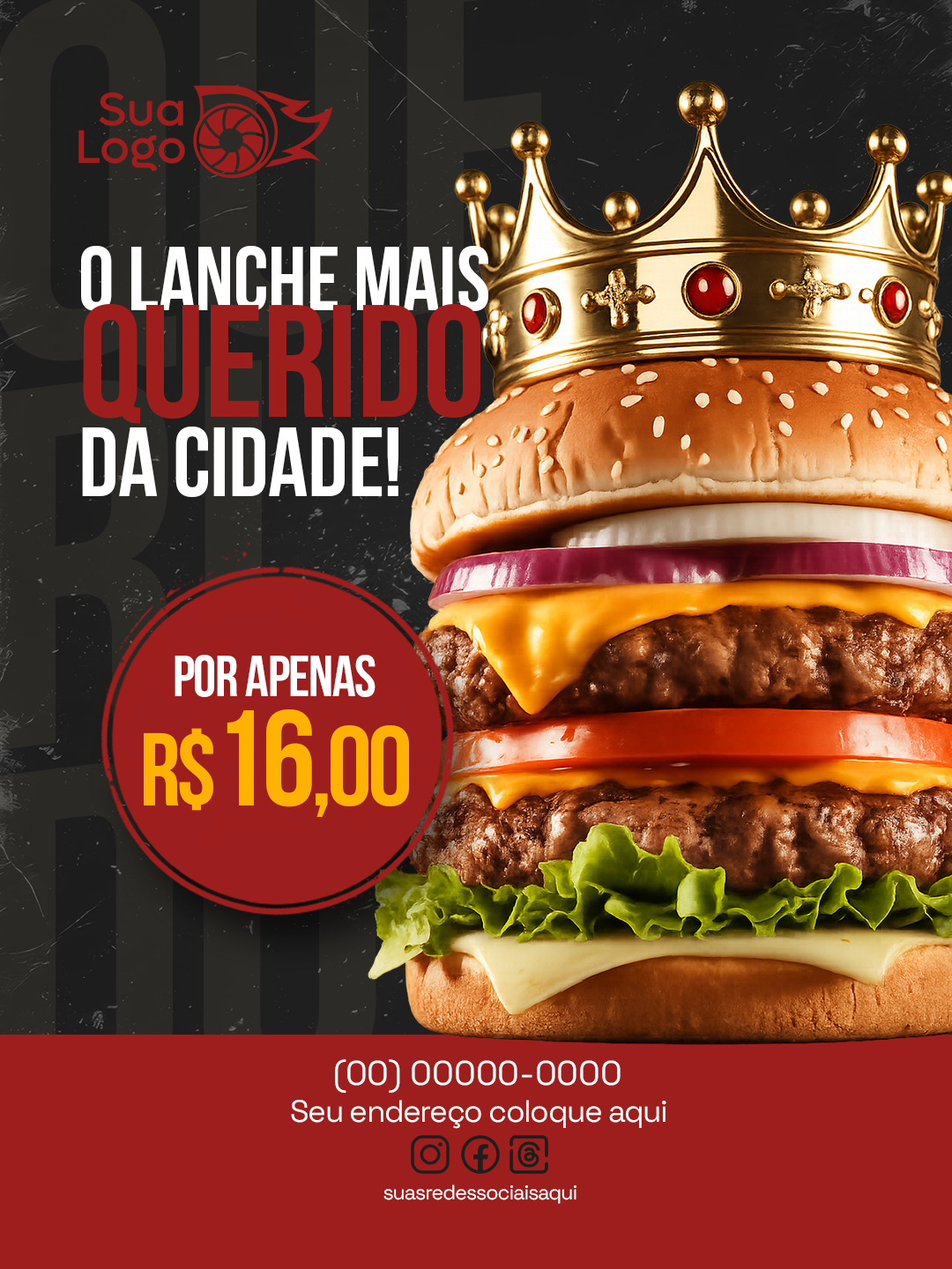 Arte 8 da coleção Coleção Hamburgueria, lanche
