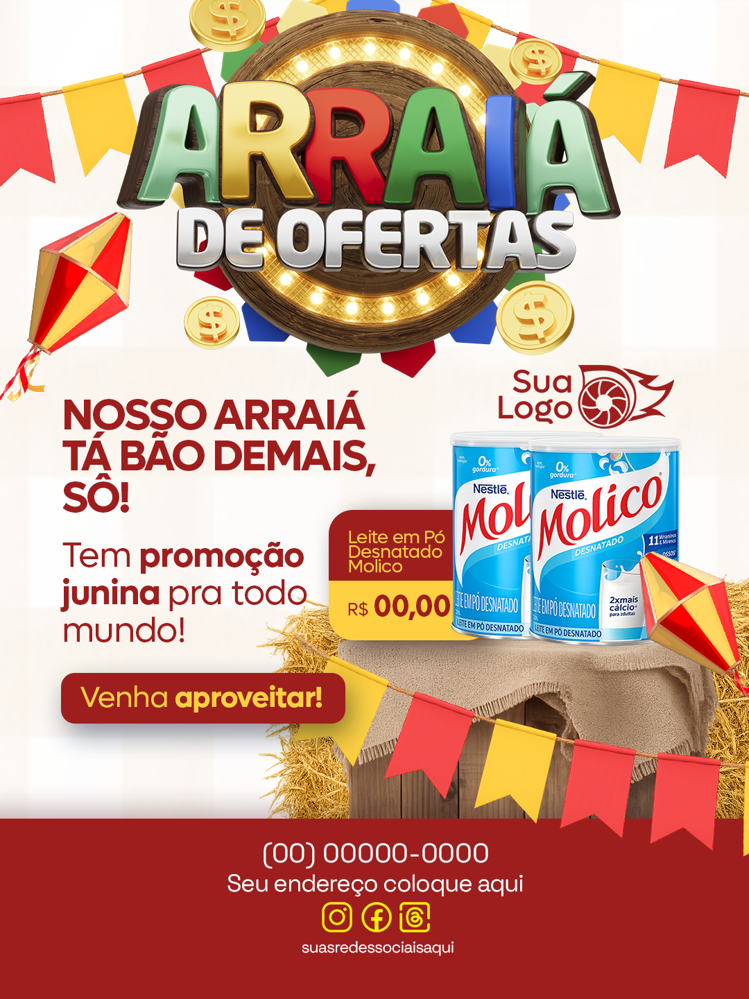 Arte 10 da coleção Coleção Supermercado Arraiá de Ofertas