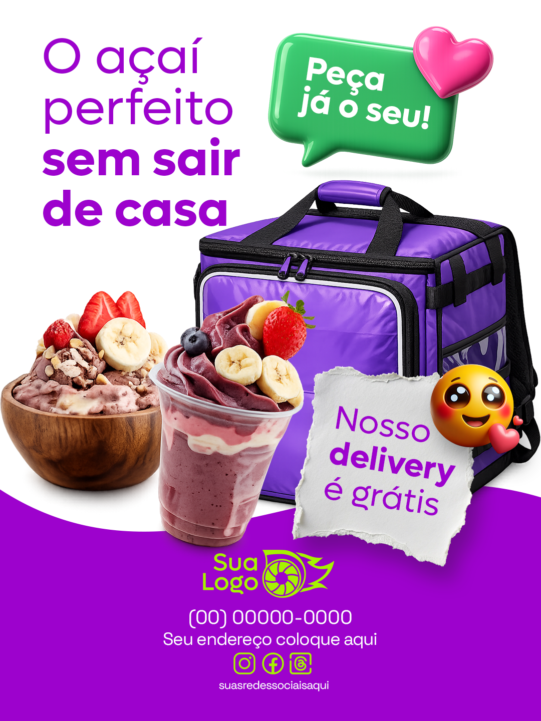 Prévia da coleção Coleção Açaíteria