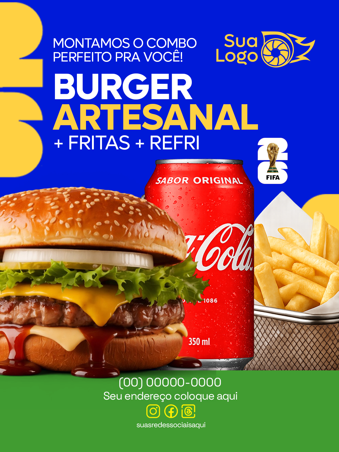 Arte 8 da coleção Coleção Hamburgueria Copa do Mundo