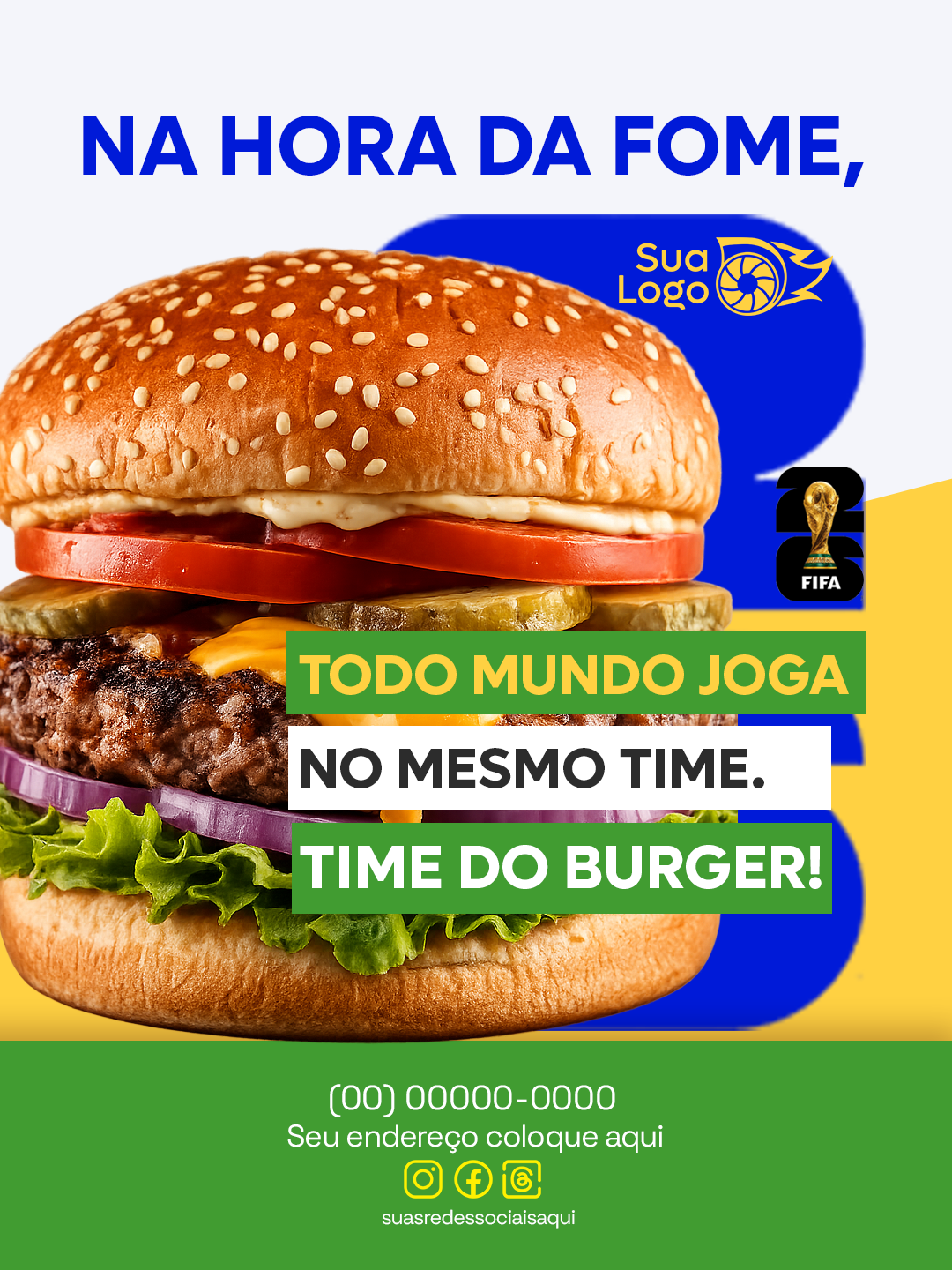 Arte 6 da coleção Coleção Hamburgueria Copa do Mundo