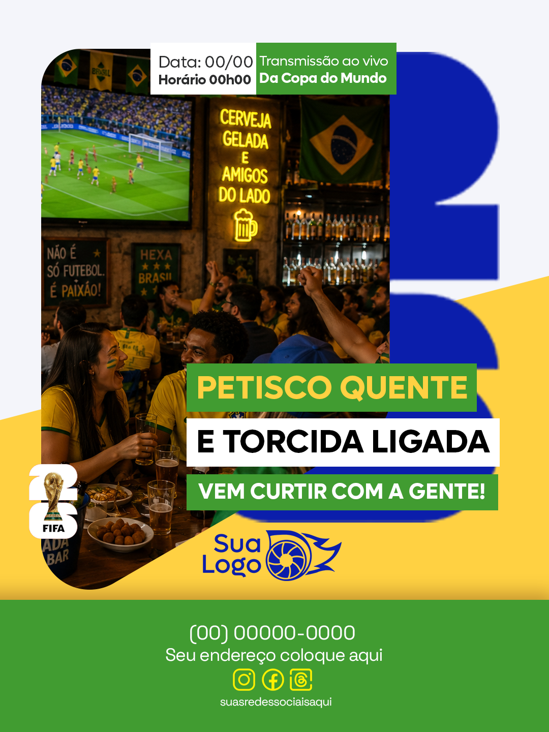 Arte 6 da coleção Coleção Bar e Restaurante Petiscaria Copa do Mundo