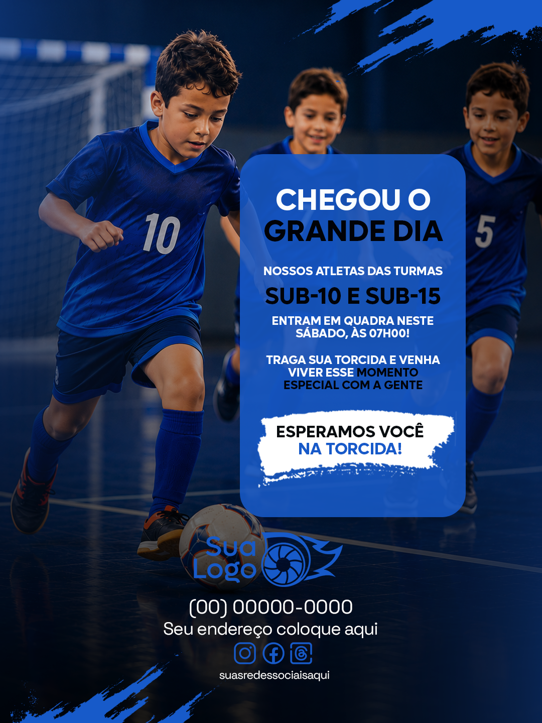 Prévia da coleção Coleção Futsal Masculino e Feminino
