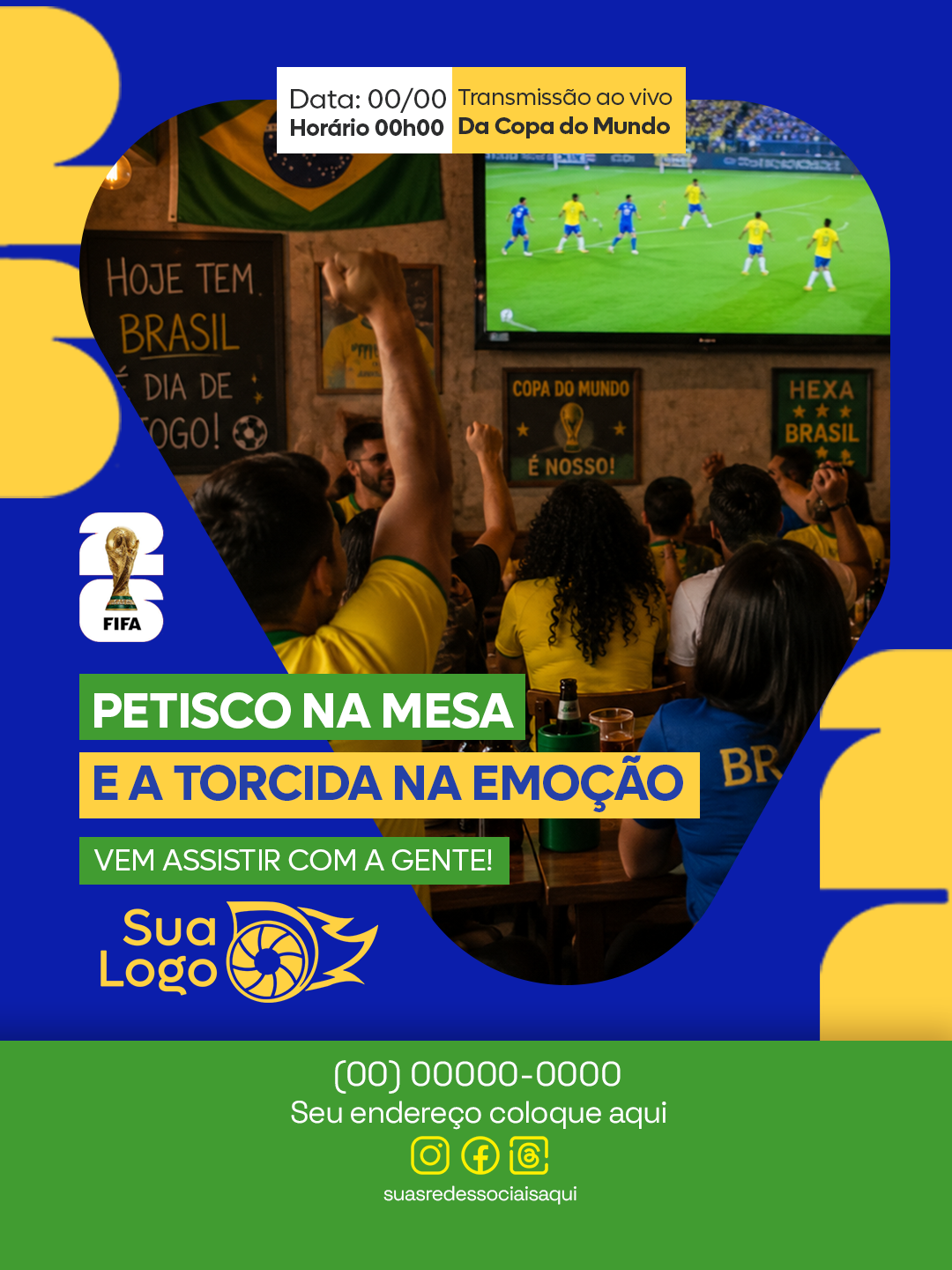 Arte 8 da coleção Coleção Bar e Restaurante Petiscaria Copa do Mundo