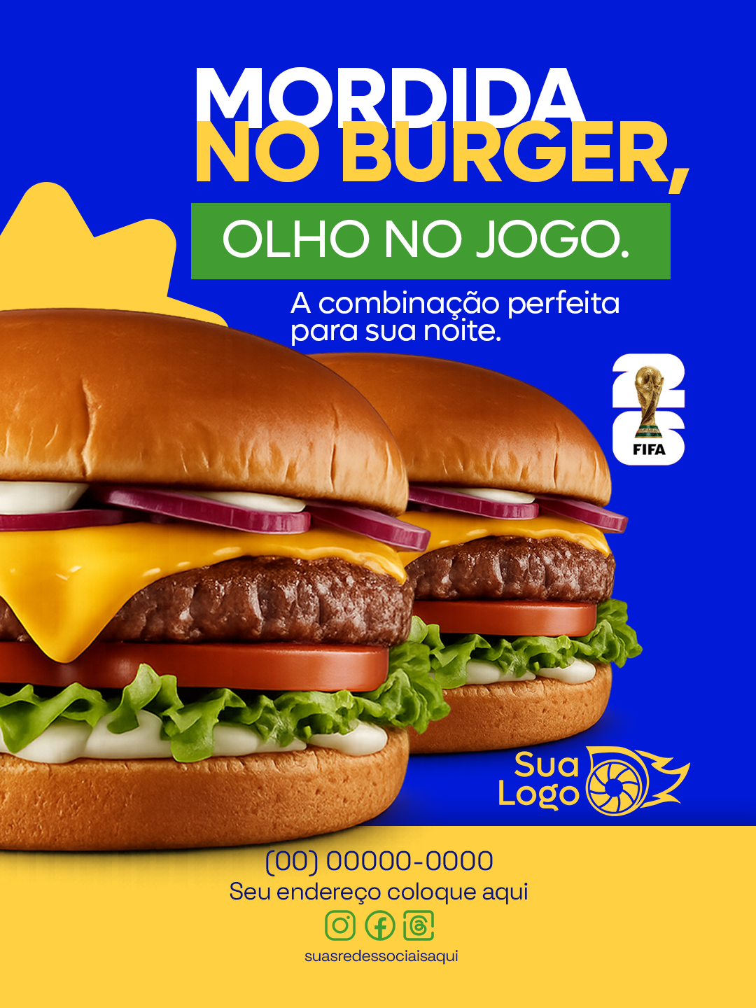Arte 10 da coleção Coleção Hamburgueria Copa do Mundo