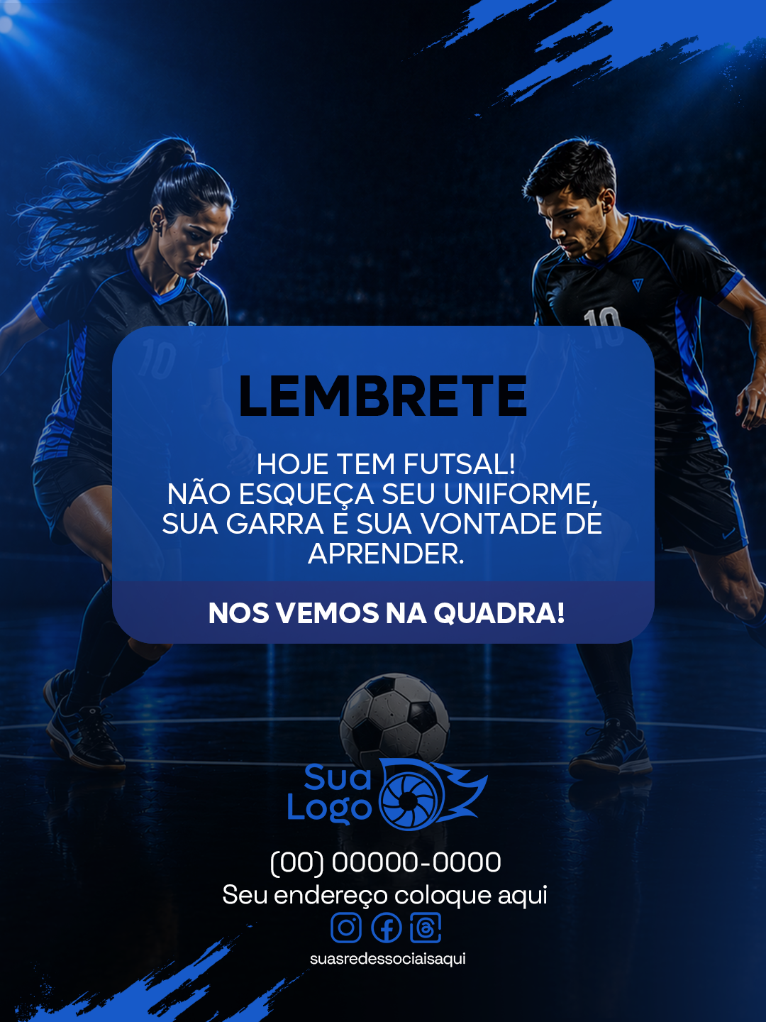 Prévia da coleção Coleção Futsal Masculino e Feminino