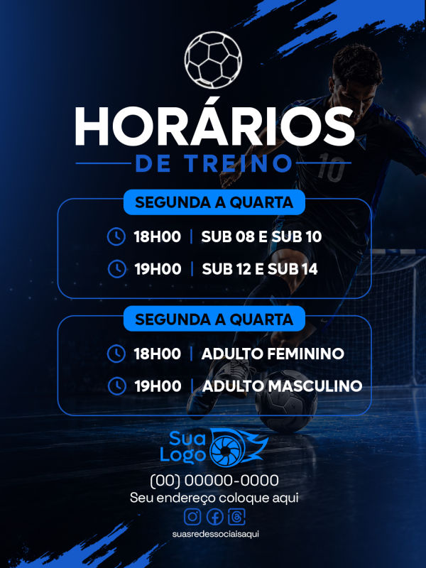 Arte 9 da coleção Coleção Futsal Masculino e Feminino