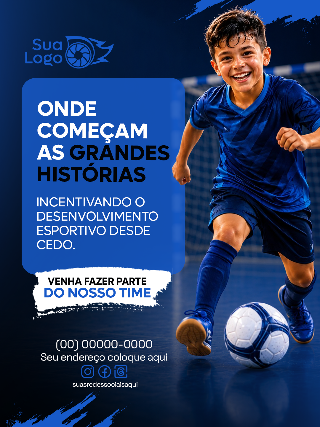 Prévia da coleção Coleção Futsal Masculino e Feminino